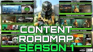 MODERN WARFARE 2 & WARZONE 2.0 *SEASON 1* CONTENT ROADMAP REVEALED! (DMZ, New Battle Pass, & More)