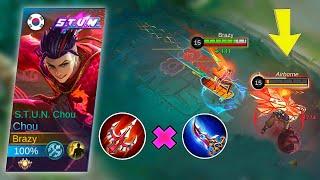 CHOU STUN FREESTYLE GAMEPLAY AND BUILD ITEM CHOU MLBB