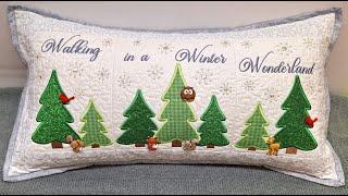 Winter Wonderland Settee Pillow Part 2-Assembly January 24, 2024