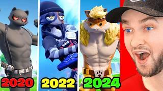 Evolution of Meowscles in All Fortnite Trailers & Cutscenes!