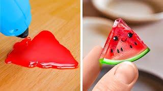 TOP GLUE GUN HACKS EVER  CREATE INCREDIBLE CRAFTS