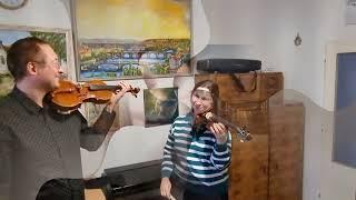 Adult beginner plays violin in only two years of online lessons with A. Shonert  EN,CZ