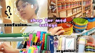 vlog~MEDICAL COLLEGE ‍ hostel SHOPPING!!️| MBBS shopping vlog| NEET 2022