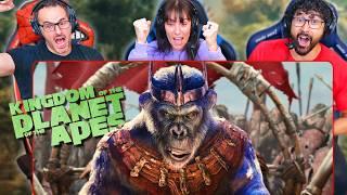 KINGDOM OF THE PLANET OF THE APES MOVIE REACTION!! First Time Watching! Full Movie Review