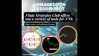 Armageddon Robot ES500 - Ninja Trader 8 Best Strategy for Trading