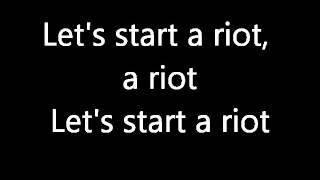 Riot Three Days Grace lyrics