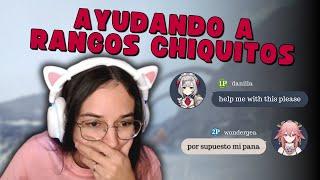 AYUDANDO A RANGOS BAJITOS EN GENSHIN 🫂 Vuelta a Espinadragón  | wondergea ⭐