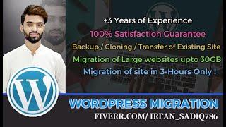 Wordpress website Migration service on fiverr | HD Promo video 2020