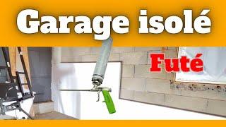 isoler un mur de garage par l'intérieur avec du polystyrène