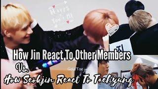 Taejin Special 뷔진 진뷔 - Difference of How Seokjin act/react to Taehyung vs Jin to BTS Members - Vjin