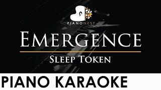 Sleep Token - Emergence - Piano Karaoke Instrumental Cover with Lyrics