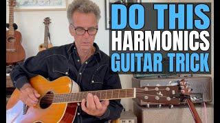 Easy Guitar Harmonics Trick