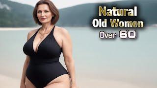 Natural Older Women Over 60 - Luxury Poolside Fashion | Modern Style & Sun-Kissed Glamour