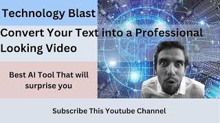 How to convert text into video | AI Tool to Convert Text into Youtube Video | Mr. Chemist