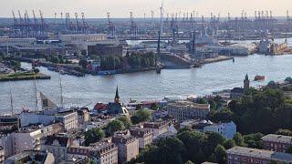 One of the most beautiful places in Hamburg Landungsbruecken (Landing Bridges)