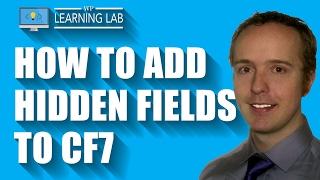 Adding Hidden Fields Using The Contact Form 7 Modules Plugin | Contact Form 7 Tutorials Part 11