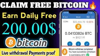 How to earn 1 bitcoin per day | free Bitcoin Mining Site Without investment 2025 |  faucetpay mining