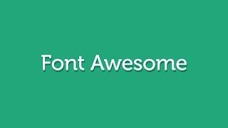 Как подключить и использовать шрифтовые иконки Font Awesome