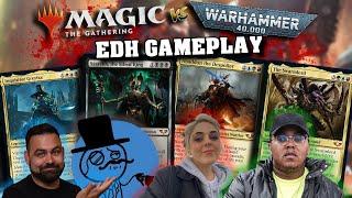 Warhammer 40k Commander Decks - Magic The Gathering EDH Gameplay