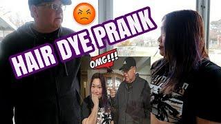 HAIR DYE PRANK ON HUSBAND | EPIC FAILED REACTION !  AIZA BENOIT #nagalit