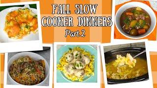 Fall Slow Cooker Dinners Part 2 | Easy, Hearty, and Comforting!