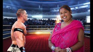 John Cena vs Darina - WrestlerMania