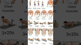 Treino de músculos do peito e treino de abdominais com tanquinho #shorts  #fitness #gym #abdominal