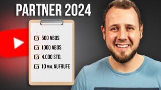 YouTube PARTNER werden & WAS beachten? (2024)