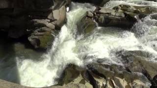 The waterfall Probiy in Yaremche (Водопад "Пробой" в Яремче) (Top view)