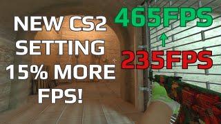 Change this new setting in CS2 and get 15% more fps instantly