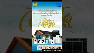 Happy New Year.....#bestsolarcompany #rbtechsolar