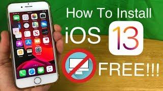 How To Install iOS 13 FREE No PC!