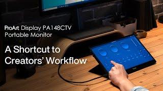 ProArt Display PA148CTV Portable Monitor - A Shortcut to Creators' Workflow | ASUS
