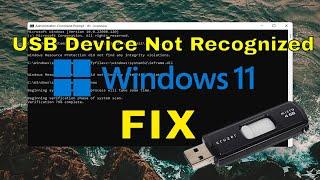 USB Device Not Recognized Windows 11 FIX  [Solution]