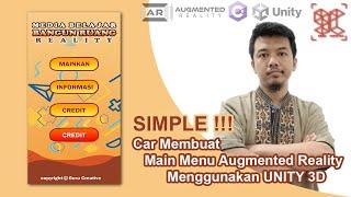 Cara Termudah Membuat Tampilan MAIN MENU Augmented Reality pada Unity 3D