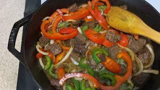 Palestinian Beef and Peppers! - Cooking with Cap! (Sajiyeh)