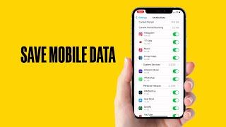 Save Mobile Data on iPhone #shorts