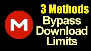 How to Download the large files from MEGA Link in one click [ 3 Methods ]