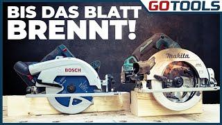 Die stärksten 18V Akkuhandkreissägen? Bosch Biturbo GKS 18V-68 vs Makita DHS782 im Vergleich