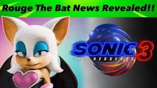 RUMORED Rouge The Bat Actress Discusses Sonic Movie 3 & Sega Reveals NEW Rouge Reference