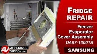 Samsung Refrigerator - Warm on the Top Shelf of Freezer - Freezer Evaporator Assembly Repair