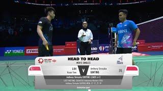 Anthony Sinisuka Ginting vs Loh Kean Yew | FRENCH OPEN 2024