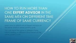 How To Run More Than One Expert Advisor In The Same MT4 On Different Time Frame Of Same Currency