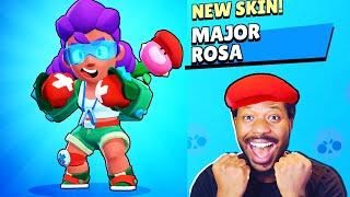 MAJOR ROSA DESTROYS! | Brawl Stars