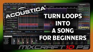 Creating a Song from Loops: Mixcraft 10 Tutorial for Beginners