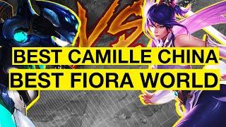 JJKing Fiora vs. Luibai Camille WTF is this LEVEL 1?!