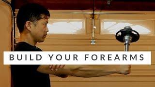 Build forearm strength - wrist rotations that will burn your arms