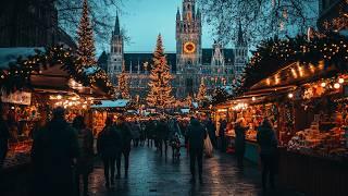 Christmas in Bavaria, a walk through beautiful Germany. Christmas Markets and Architecture of Munich