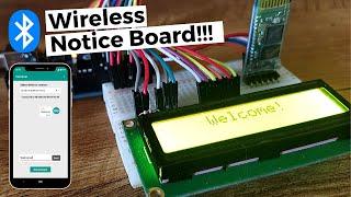 Wireless Notice Board using Bluetooth | Arduino Project [in Hindi]
