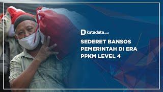 Sederet Bansos Pemerintah di Era PPKM Level 4 | Katadata Indonesia